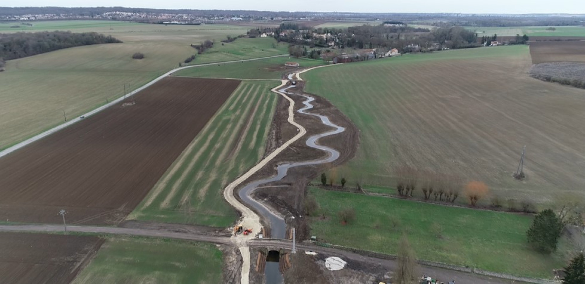 Premier tronçon remis en eau